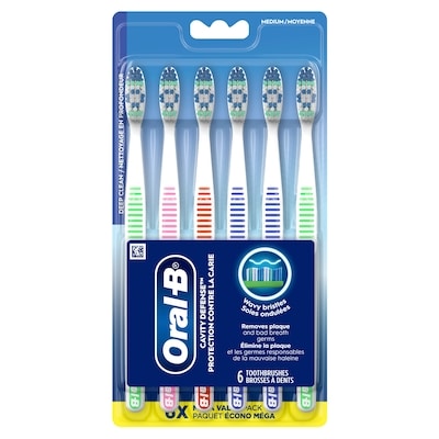 Oral B Cavity Defense Toothbrush 40 Medium 6 ea, $1.33/1ea