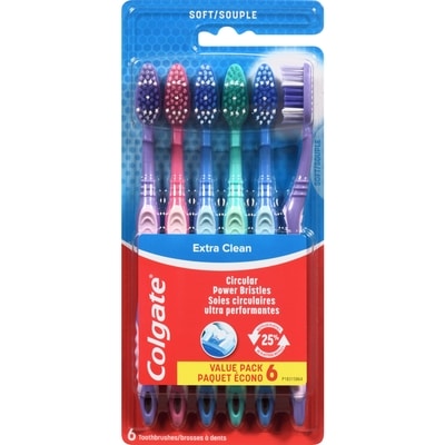 Colgate Extra Clean Full Head Toothbrush, Soft (Value Pack) 1 ea, $10.99/1ea