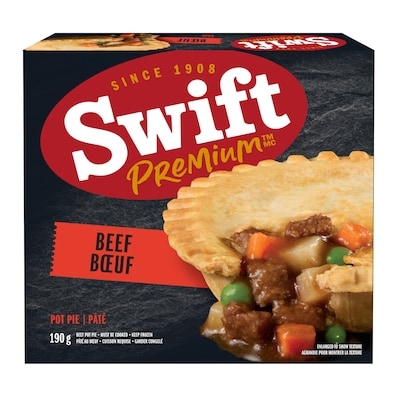 Swift Beef Pot Pie 190 g, $1.05/100g