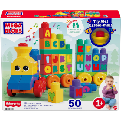 Mega Bloks Mega Bloks Train de L’Alphabet Musical 1 ea, 30,00 $/1ch