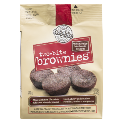 two-bite Brownies       10x70.0 g, $2.43/100g