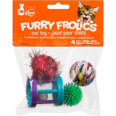 Cat Love Jouets assortis pour chat Furry Frolics 1 ea, 4,99 $/1ch