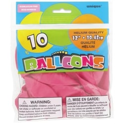 12" Latex Balloons, 10ct - Bubblegum Pink