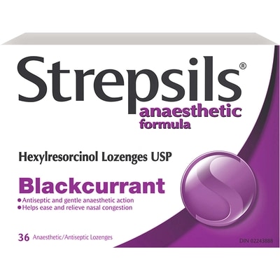 Strepsils Black Currant 36 ea, $0.32/1ea