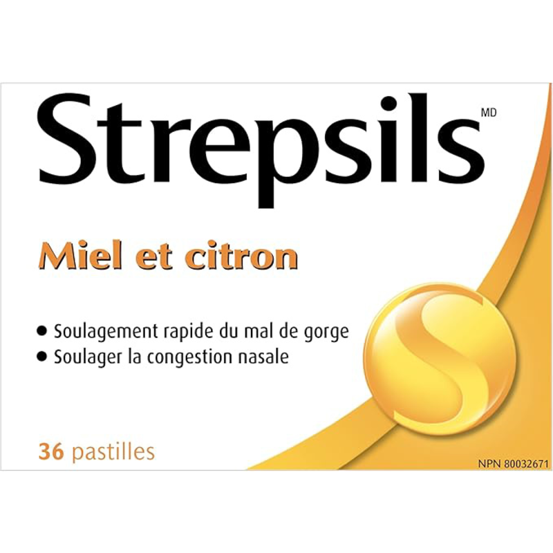 Fast and Effective Relief for Sore Throat, Lozenges, Honey and Lemon