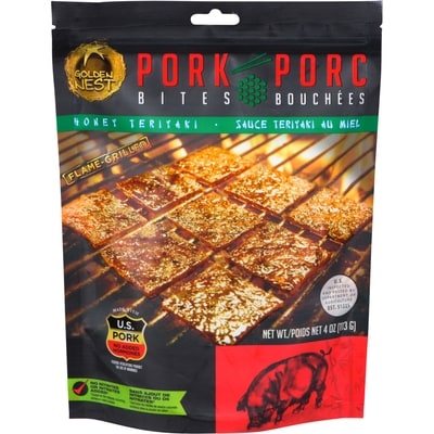 Golden Nest Pork Bites Honey Teriyaki 113.4 g, $7.49/100g
