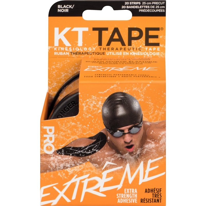 Pro Extreme Extra Strength Adhesive Tape Black 20 Strips