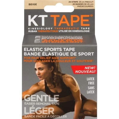 KT Tape Ruban adhésif thérapeutique Pro Kinesiology, beige doux 20 ea, 0,80 $/1ch