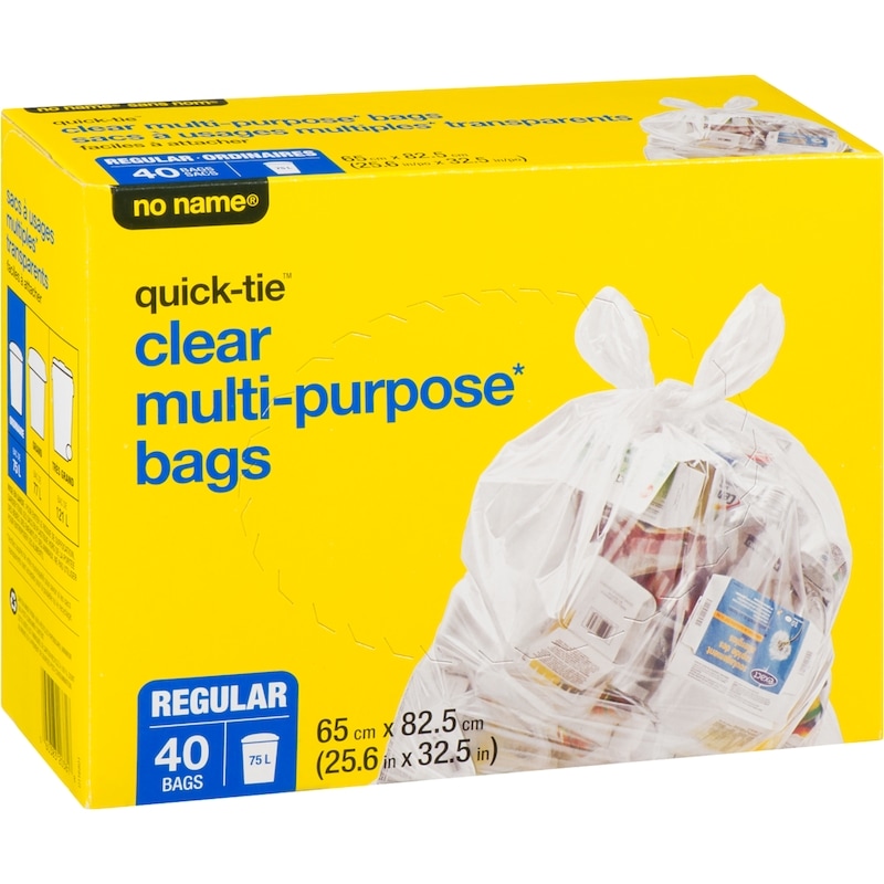 Quick-Tie Regular Multi-purpose Clear Bags