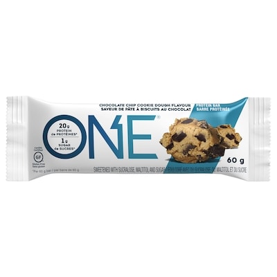 Oh Yeah! Barre Protéinée À Saveur De Pâte À Biscuits Au Chocolat 60 g, 6,65 $/100g