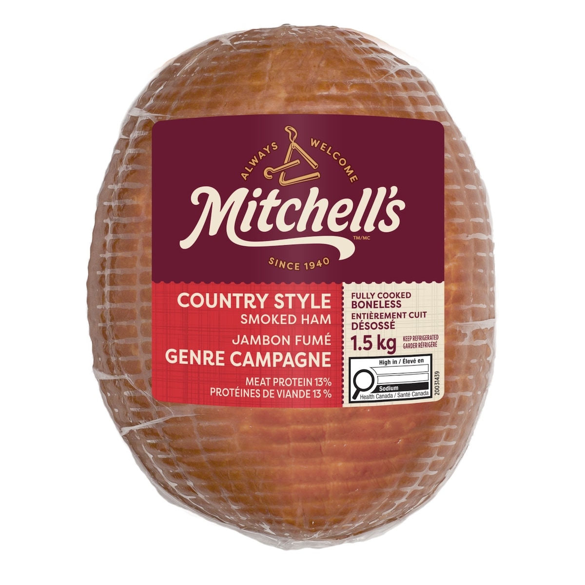 Mitchell's Boneless Smoked Ham
