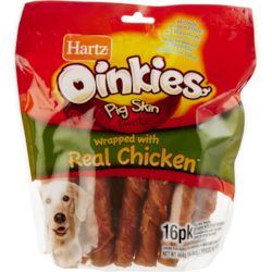 Hartz Oinkies gâteries à mâcher pour chiens mastication forte 464 g, 4,09 $/100g