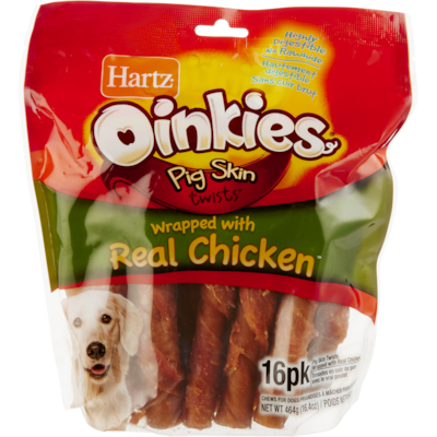 Hartz Oinkies gâteries à mâcher pour chiens mastication forte 464 g, 4,09 $/100g