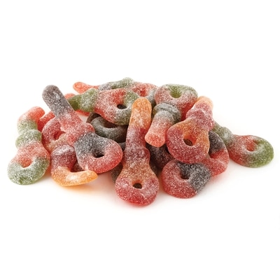 null Sour Soothers Candy $0.89/100g $4.04/1lb