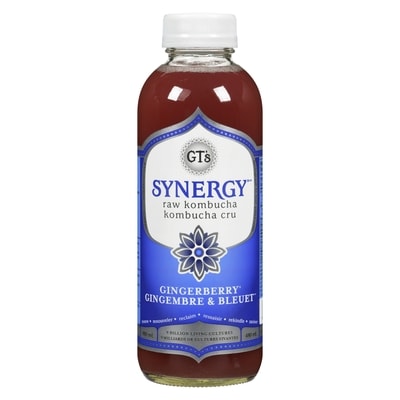 GT’s Kombucha, Gingembre et bleuets 480 ml, 1,00 $/100ml