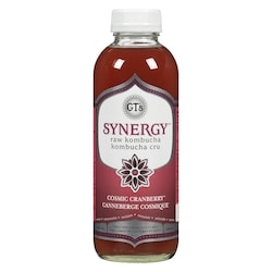 Synergy Kombucha Drink Organic & Raw Cosmic Cranberry