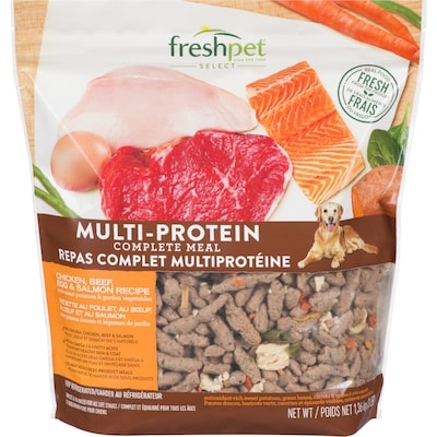 Freshpet Select Dog Food Chicken Multi Protein 1.36 kg, $1.62/100g