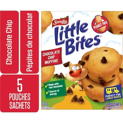 Sara Lee Little Bites™ Chocolate Chip Muffins 234 g, $2.13/100g