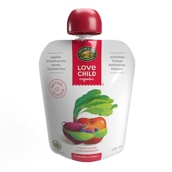 Love Child Organics Purée pommes 128 ml, 1,40 $/100ml