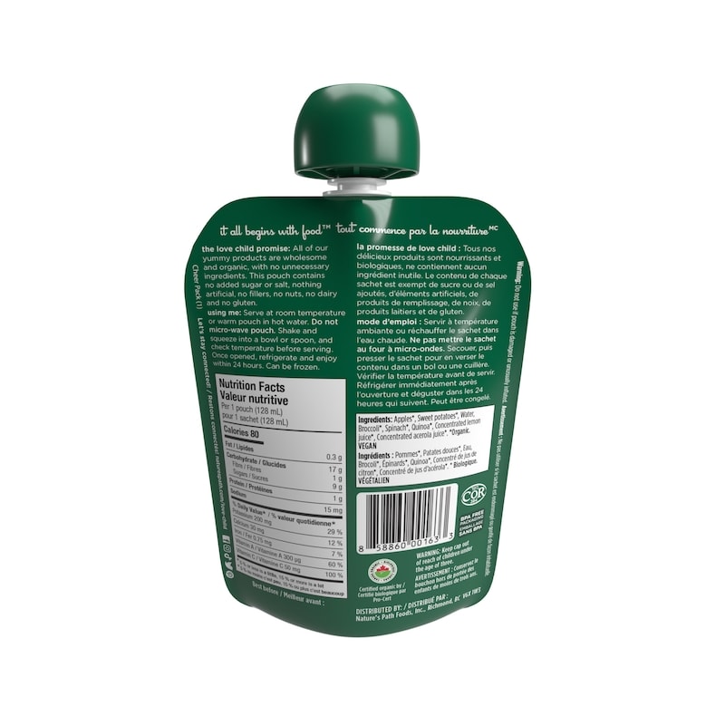 Organic Apples, Sweet Potatoes, Beets + Cinnamon Puree