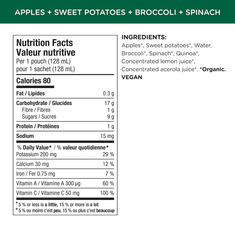 Organic Apples, Sweet Potatoes, Beets + Cinnamon Puree