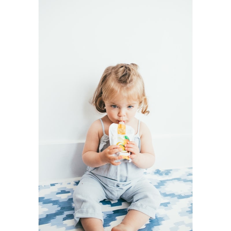 Organic Bananas, Carrots, Mangoes + Coconut Puree