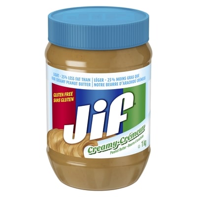 Jif Beurre d'arachide Léger crémeux 1 kg, 0,90 $/100g