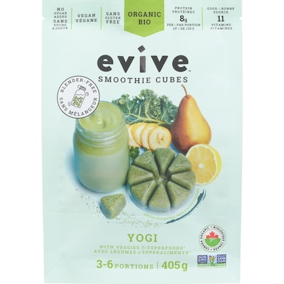 Evive Evive Smoothie biologique Cubes Yogi 405 g, 2,71 $/100g