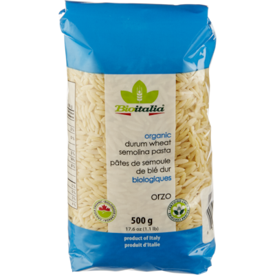 Bioitalia Pâtes biologiques au blé dur, orzo 500 g, 0,70 $/100g