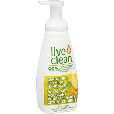 Nettoyant moussant pour les mains citron et menthe