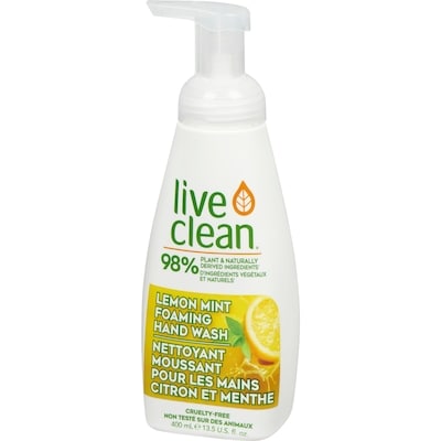 Nettoyant moussant pour les mains citron et menthe