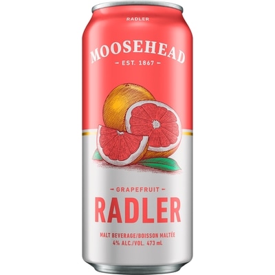 Moosehead Radler Beer (ID required at pick-up) 473 ml, $0.73/100ml