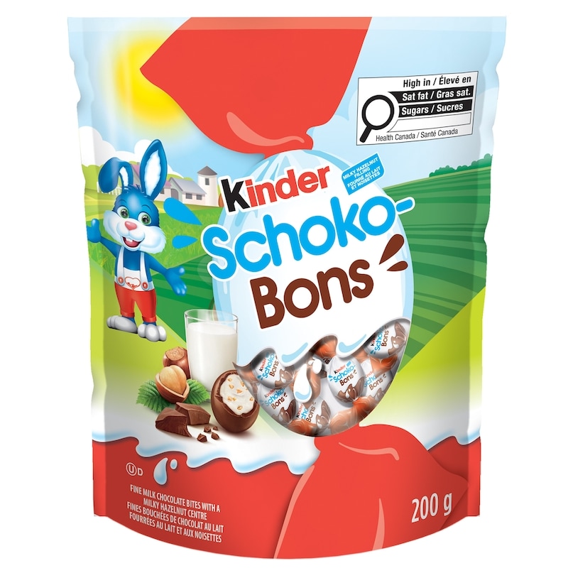 Schoko-bons, fine milk chocolate pieces with a milky and hazelnut filling, Easter Chocolate, Sharing pouch