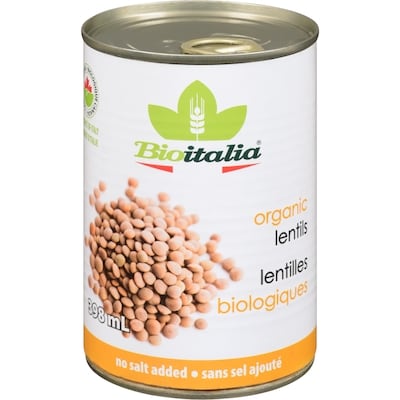 Bioitalia Organic Lentils 398 ml, $0.75/100ml