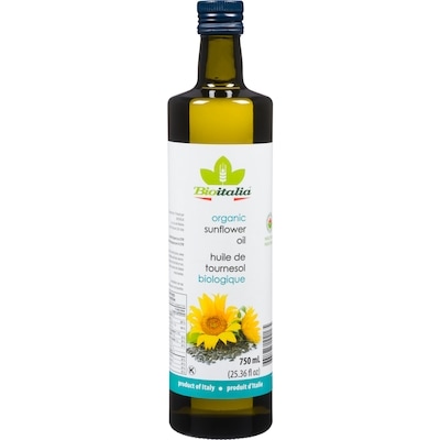 Bioitalia Huile de Tournesol Biologique 750 ml, 2,00 $/100ml