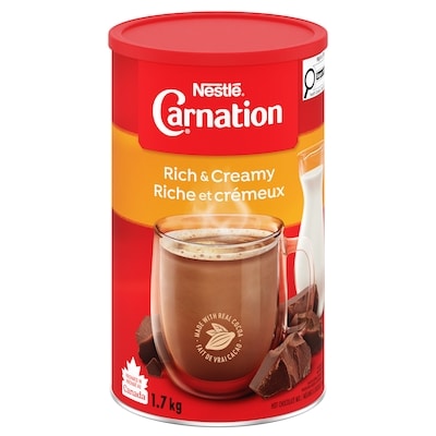 Carnation Chocolat Chaud Riche Et Crémeux 1.7 kg, 1,18 $/100g