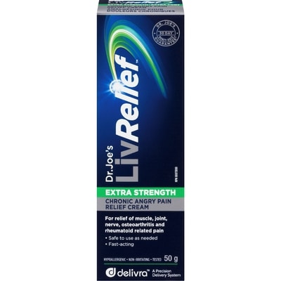 Delivra Livrelief Livrelief Extra Strength Cream Relief Pain 50 g, $51.98/100g