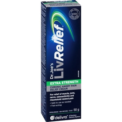 Livrelief Extra Strength Cream Relief Pain