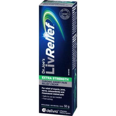 Livrelief Extra Strength Cream Relief Pain