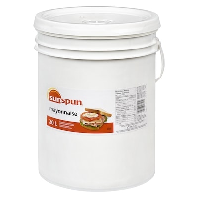 Sunspun Mayonnaise 20 l, $0.42/100ml