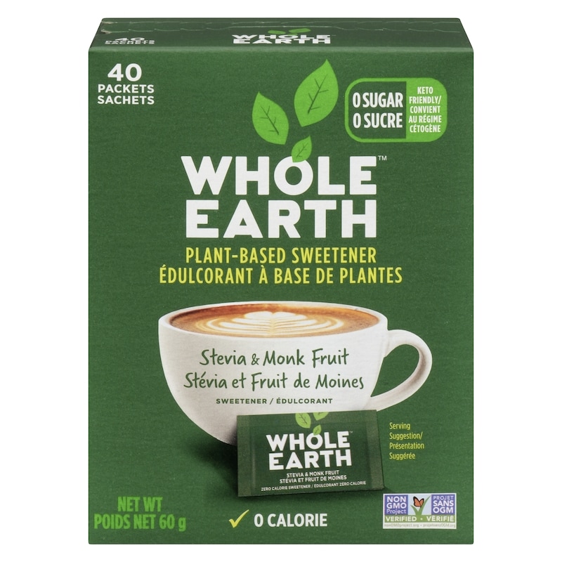 Whole Earth Stevia Monk Fruit