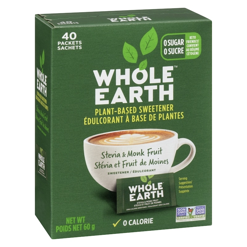 Whole Earth Stevia Monk Fruit