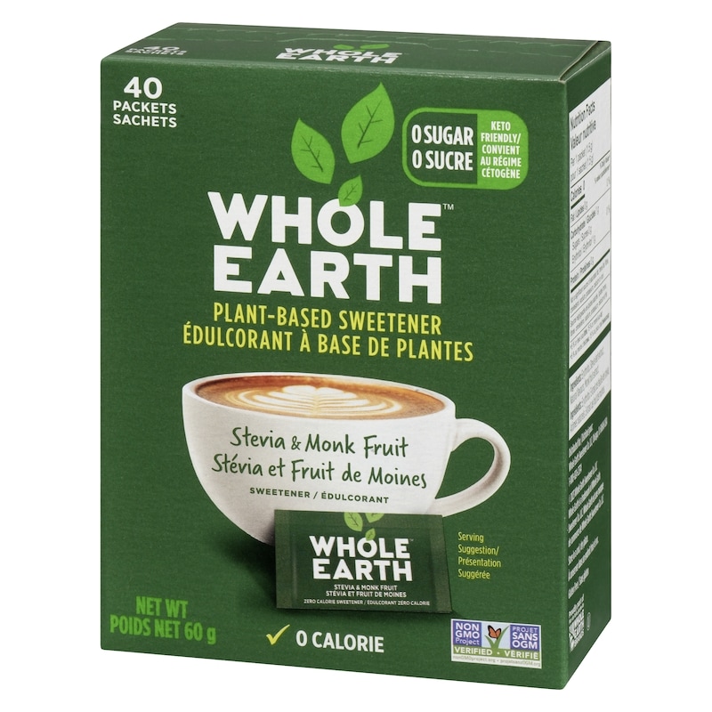 Whole Earth Stevia Monk Fruit