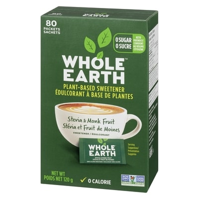 Whole Earth Stevia Monk Fruit