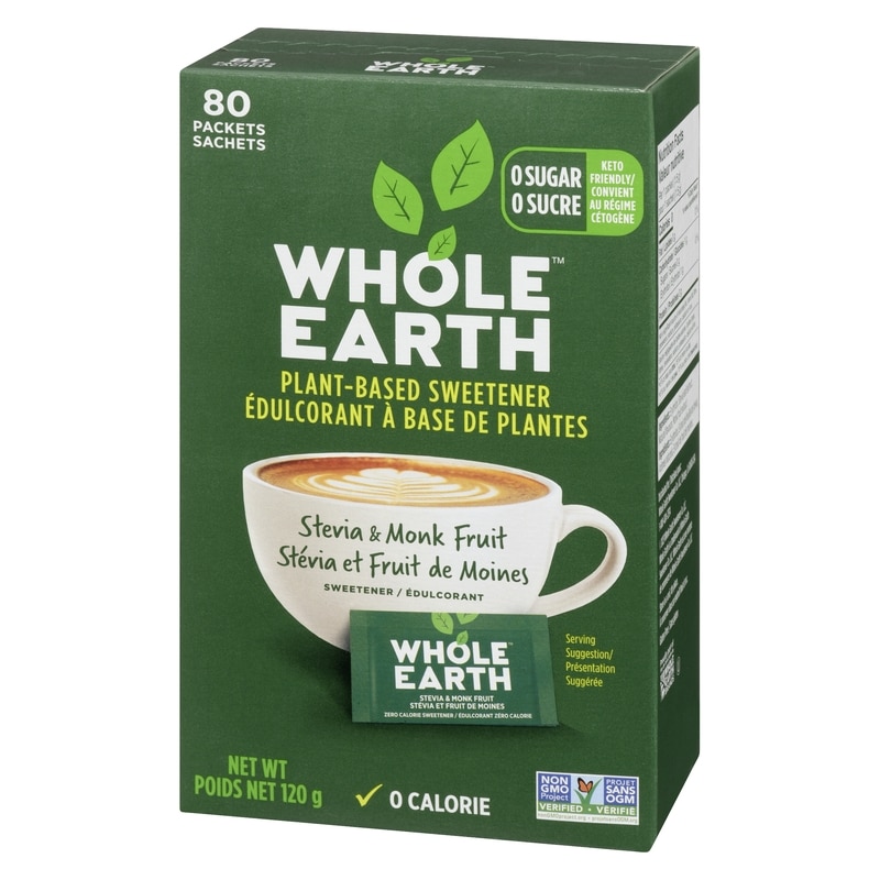 Whole Earth Stevia Monk Fruit