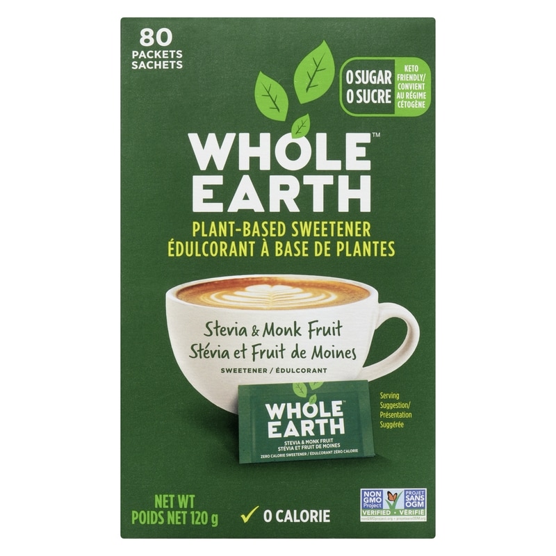 Whole Earth Stevia Monk Fruit