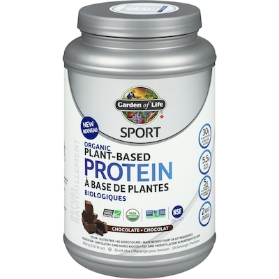 Garden of Life Sport Drink Mix Organic Plant-Based Protein Chocolate 840 g, $8.33/100g