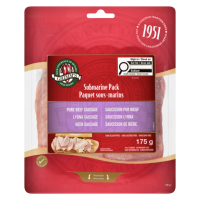 Grimm’s Emballage de sous-marins 175 g, 3,99 $/100g