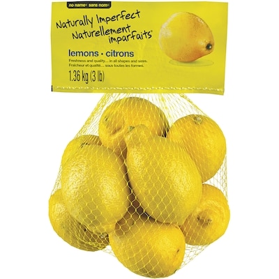Sans Nom Nnni Citrons 3 Lb 1.36 kg, 0,51 $/100g