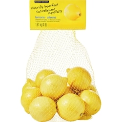 葉 Lemon No Name Naturally Imperfect Lemons, 4 lb Bag - 1.85 kg | Wholesale